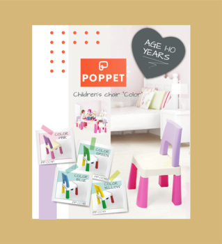 Дитячий стільчик Poppet Колор Грін, зелений (PP-003G) - Pampik - 5