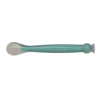 Силіконова ложка Kinderenok Happy Meal, блакитний (290520) - Pampik - 2