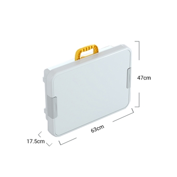 Дитячий багатофункціональний столик і стільчик Poppet Трансформер 6 в 1, синій (PP-004) - Pampik - 11