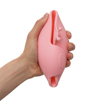 Силіконова тарілка на присоску Kinderenok Happy Meal, рожевий (201113) - Pampik - 4