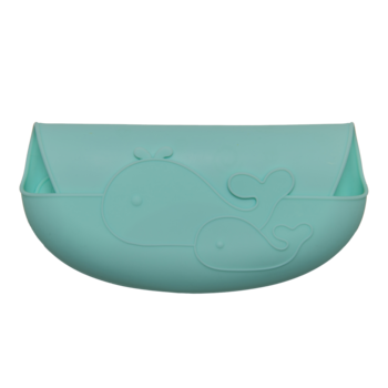 Дитячий нагрудник Kinderenok Happy Meal силіконовий, блакитний (310520) - Pampik - 4