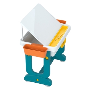 Дитячий багатофункціональний столик і стільчик Poppet Трансформер 6 в 1, синій (PP-004) - Pampik - 7