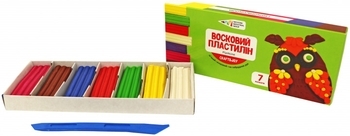 Пластилин Гамма.ua Craft&Joy восковый, 7 цветов, 84 г (331015/Cr) - Pampik