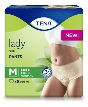 Урологічні труси для жінок TENA Lady Slim Pants Normal, розмір M, 8 шт. - Pampik - 2
