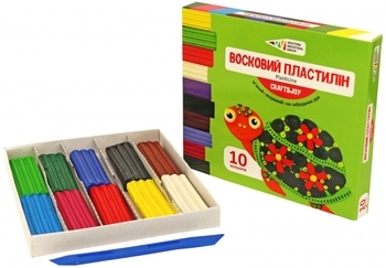 Пластилин Гамма.ua Craft&Joy восковый, 10 цветов, 120 г (331016/Cr) - Pampik