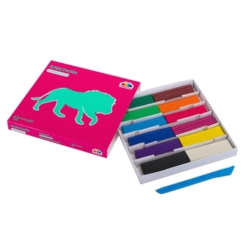 Пластилін Гама.ua Захоплення, 12 кольорів, 240 г (200 304) - Pampik - 2