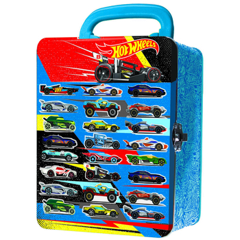Контейнер для машинок Hot Wheels, на 18 машинок, голубой (HWCC2) - Pampik