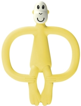 Іграшка-прорізувач Matchstick Monkey Мавпочка, жовтий (MM-ONT-013) - Pampik