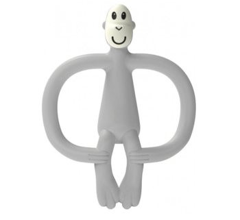 Іграшка-прорізувач Matchstick Monkey Мавпочка, сірий (MM-ONT-015) - Pampik