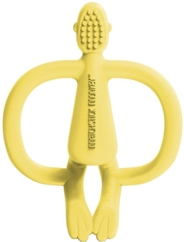 Іграшка-прорізувач Matchstick Monkey Мавпочка, жовтий (MM-ONT-013) - Pampik - 2
