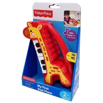 Дитяче мініпіаніно Fisher-Price Музичний жирафик (380006) - Pampik - 3