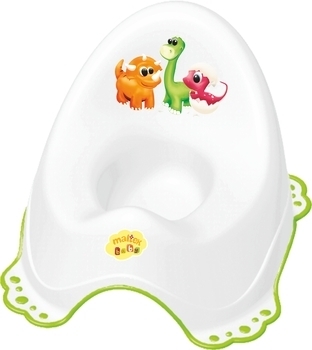 Горщик з резинками Maltex Діно, білий (3910406) - Pampik