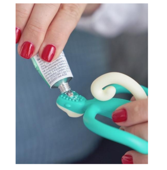 Іграшка-прорізувач Matchstick Monkey Мавпочка, фіолетовий (MM-ONT-014) - Pampik - 5