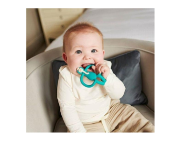 Игрушка-прорезыватель Matchstick Monkey Обезьянка, зеленый (MM-ONT-016) - Pampik - 6