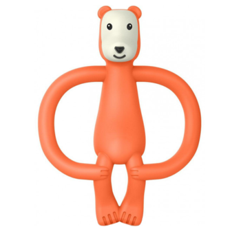 Іграшка-прорізувач Matchstick Monkey Ведмежа, помаранчевий (MM-B-001) - Pampik