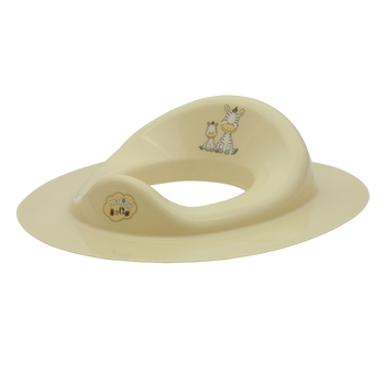 Накладка на унитаз Maltex Зебра, бежевый (3910457) - Pampik