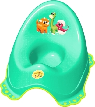 Горщик з резинками Maltex Діно, бірюзовий (3910396) - Pampik