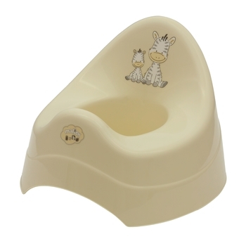 Горшок Maltex Зебра, бежевый (3910508) - Pampik