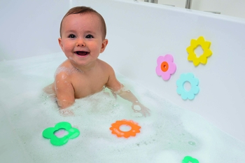 Іграшка для ванної Quut Пазл-головоломка Квіточка (171713) - Pampik - 7