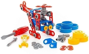 Конструктор Polesie Изобретатель, 91 элемент (72986) - Pampik - 4