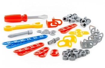 Конструктор Polesie Изобретатель, 57 элементов (72962) - Pampik - 3