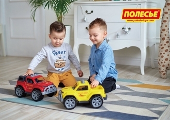 Автомобіль Polesie Легіон №3, жовтий (76038) - Pampik - 5