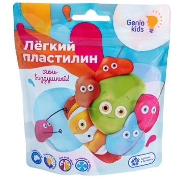 Легкий пластилін Genio Kids, синій (TA1712-2) - Pampik