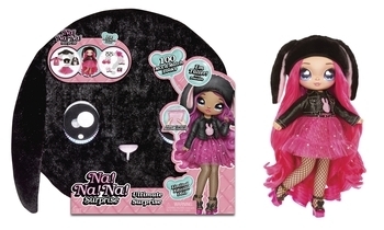 Ігровий набір з лялькою Na! Na! Na! Surprise Великий сюрприз Чорний, з аксесуарами (571 827) - Pampik