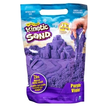 Кінетичний пісок Kinetic Sand Colour, фіолетовий, 907 г (71453P) - Pampik