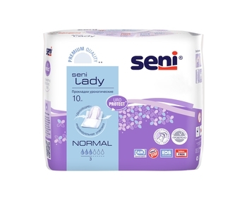 Урологічні прокладки Seni Lady, normal, 10 шт. - Pampik - 2