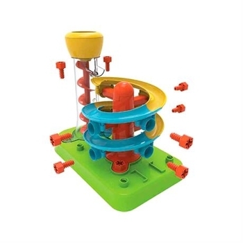 Конструктор Edu-Toys Гірка-спіраль, з інструментами (JS022) - Pampik - 4