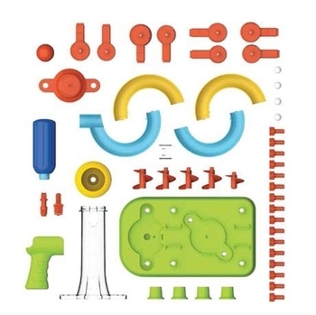 Конструктор Edu-Toys Гірка-спіраль, з інструментами (JS022) - Pampik - 5