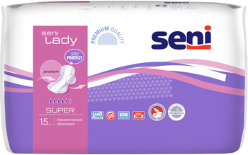 Урологічні прокладки Seni Lady Super, 15 шт. - Pampik