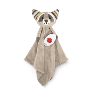 Комфортер Zazu Robin с белым шумом и успокаивающими мелодиями, бежевый (ZA-ROBIN-01) - Pampik