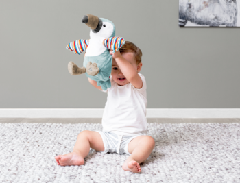 Інтерактивна м'яка іграшка Zazu Тукан Тімо, з плесканням та співом, бірюзовий (ZA-TIMO-01) - Pampik - 9