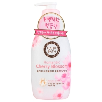 Парфюмированный гель для душа Amore Happy Bath Romantic Cherry Blossom, 900 г - Pampik