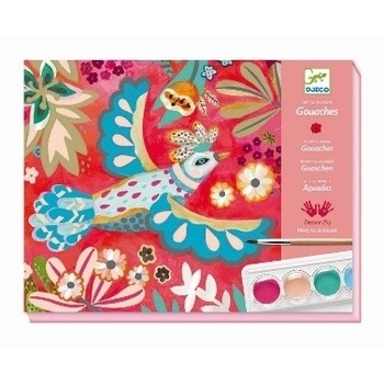 Набір для творчості з аквареллю Djeco Птахи (DJ08963) - Pampik