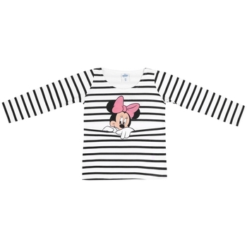 Футболка з довгим рукавом Disney Minnie, р.122, чорна смужка (DIS MF 52 02 7821) - Pampik