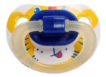 Пустушка силіконова Lindo, анатомічна, 12+ міс., жовтий (Lі402/12+жов) - Pampik