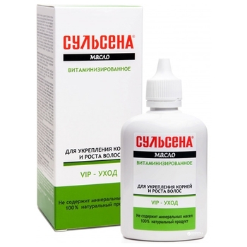 Масло витаминизированное Сульсена для роста волос и укрепления корней, 100 мл - Pampik