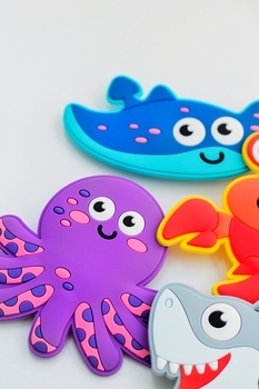 Набір іграшок для купання KinderenOK FIXI Світ Океану, 6 предметів (200319) - Pampik - 14