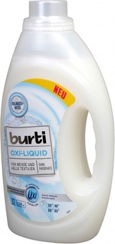 Засіб для прання білої білизни Burti Liquid OXI, 1,45 л - Pampik