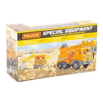 Іграшка Polesie Престиж Автомобіль-екскаватор, в коробці (76052) - Pampik - 5