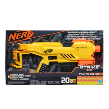 Іграшкова зброя бластер Hasbro Nerf Alpha Strike Flyte CS-10 (E8696) - Pampik - 2