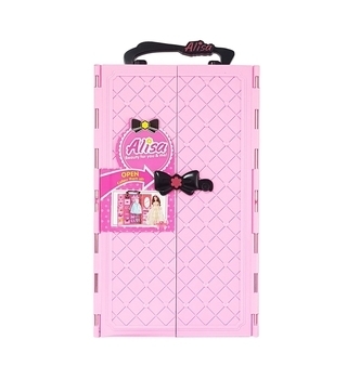 Ігровий набір Меблі для ляльок Qunxing toys Гардероб з одягом (YS1905-11) - Pampik - 3