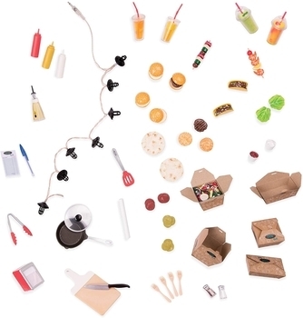 Транспорт для ляльок Our Generation Продуктовий фургон, рожевий (BD37969Z) - Pampik - 5