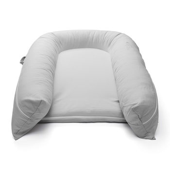 Матрас-кокон DockATot Grand Cloud Gray, 9-36 мес., белый (SCA10256) - Pampik - 2