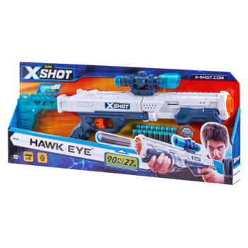 Скорострельный бластер Zuru X-Shot Excel Hawk Eye (36435Z) - Pampik