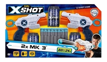 Набір скорострільних бластеров Zuru X-Shot Excel MK 3 Double Pack (36432Z) - Pampik