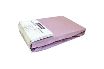 Простыня на резинке LightHouse, трикотаж, 160х200 см, лиловый (46579) - Pampik - 4